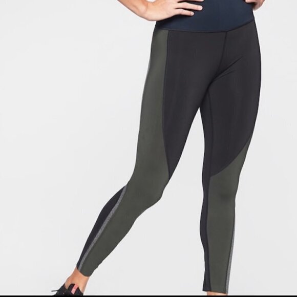 Athleta Spar Color Block Leggings S - Picture 1 of 5